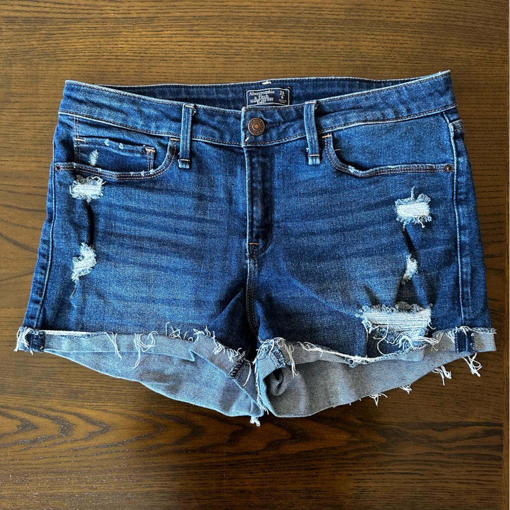 Distressed Abercrombie & Fitch Jean Short